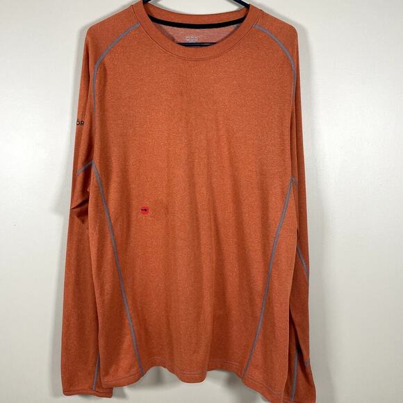 QÔR Men's XL POLARTEC Wool Blend PowerDry Long Sleeve Base Layer Shirt Gorpcore - Picture 2 of 10